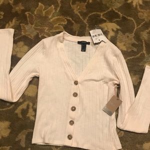 Long sleeve cream sweater